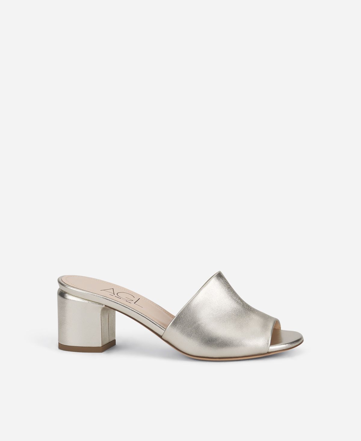 AGL Metallic Leather Sandal (Discount Offer)