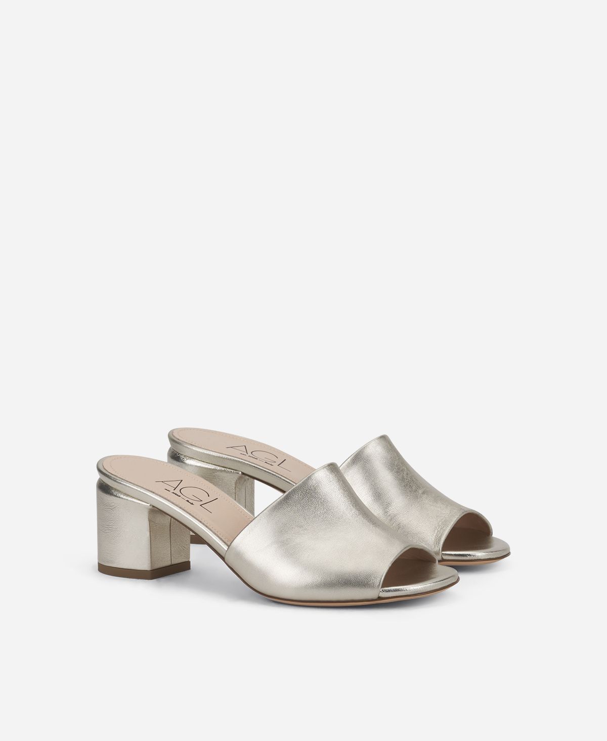 AGL Metallic Leather Sandal (Discount Offer)