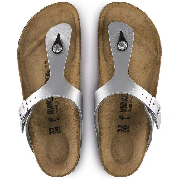 BIRKENSTOCK Gizeh BS Silver (Discount Offer)