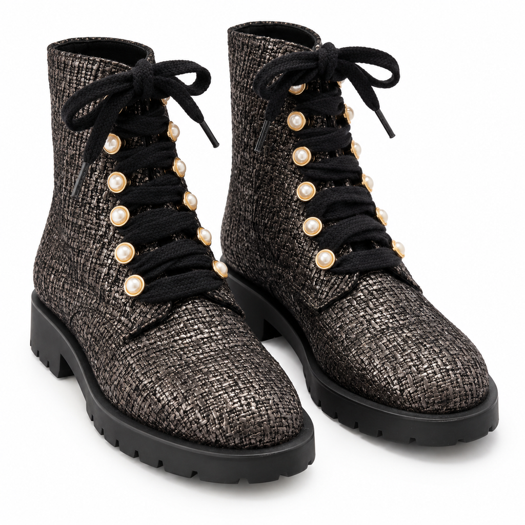 STUART WEITZMAN Reysen Coffee Metallic Tweed (Discount Offer)