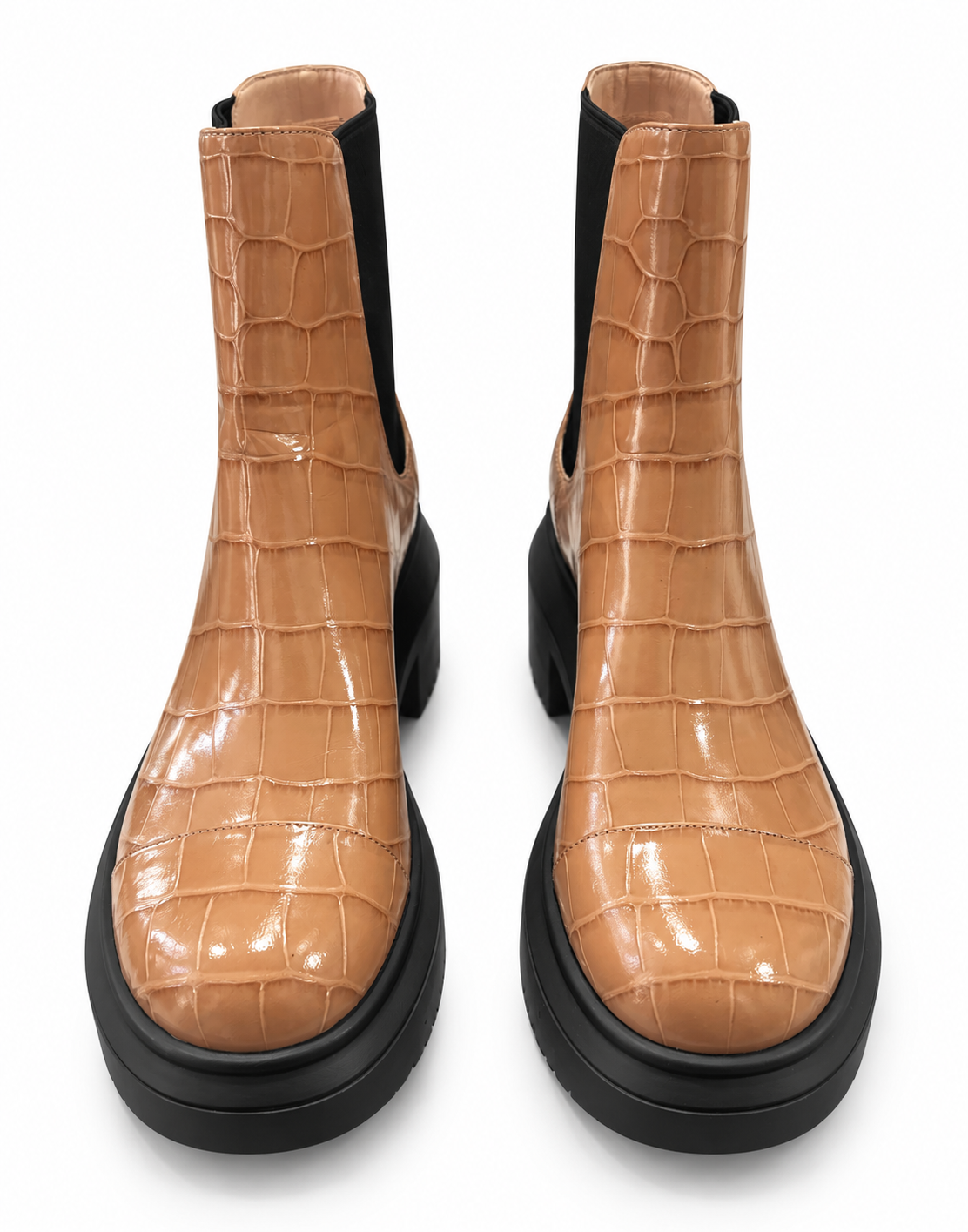 STUART WEITZMAN Norah Tan Printed Soft Croc (Discount Offer)