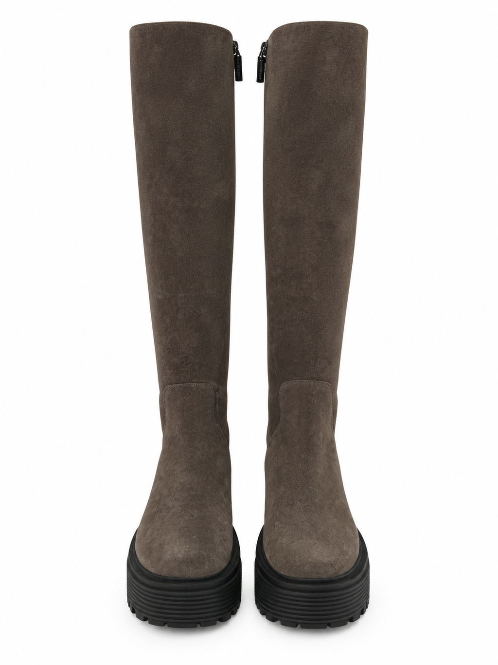 STUART WEITZMAN Soho Knee-high boot Charcoal Sport Suede (Discount Offer)