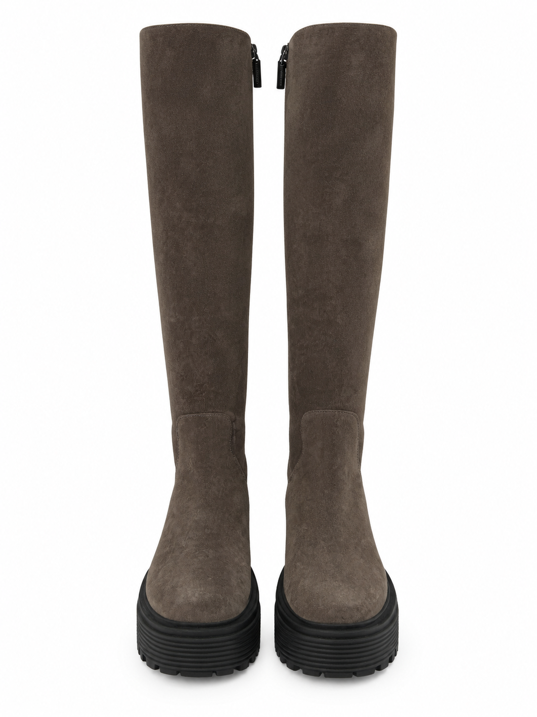 STUART WEITZMAN Soho Knee-high boot Charcoal Sport Suede (Discount Offer)