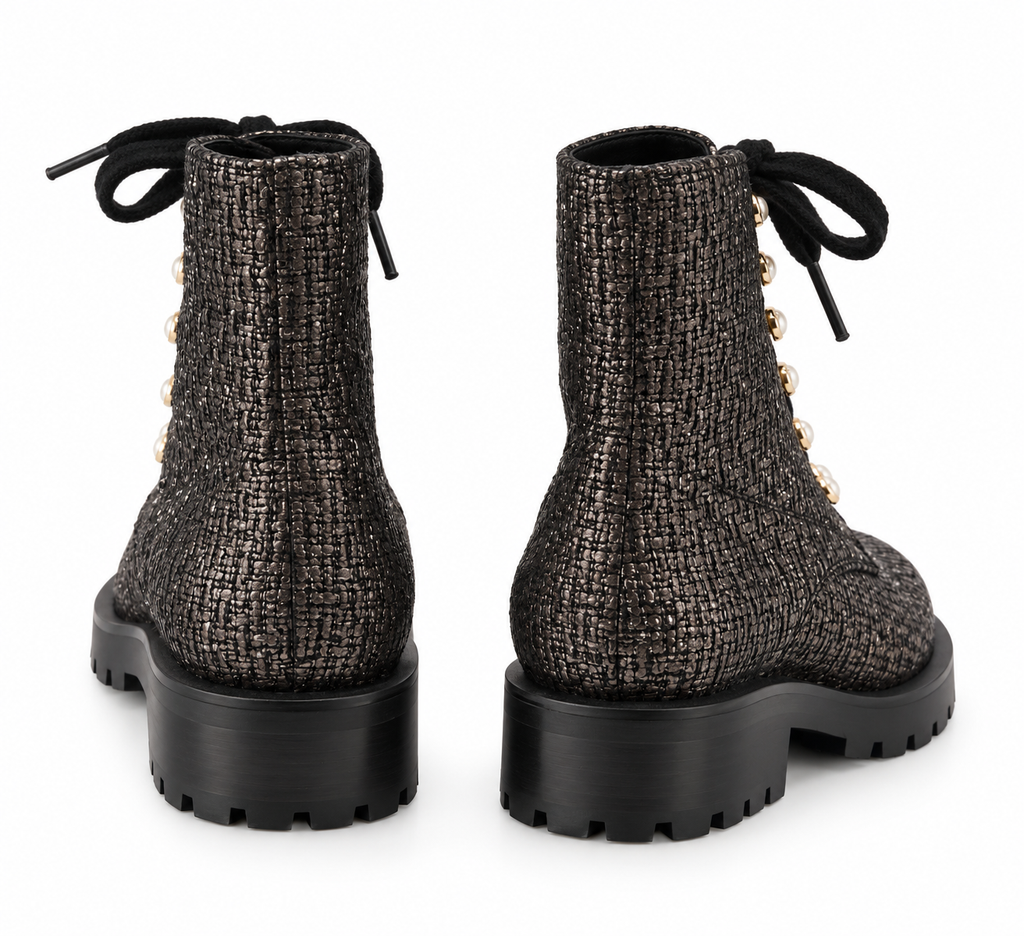 STUART WEITZMAN Reysen Coffee Metallic Tweed (Discount Offer)