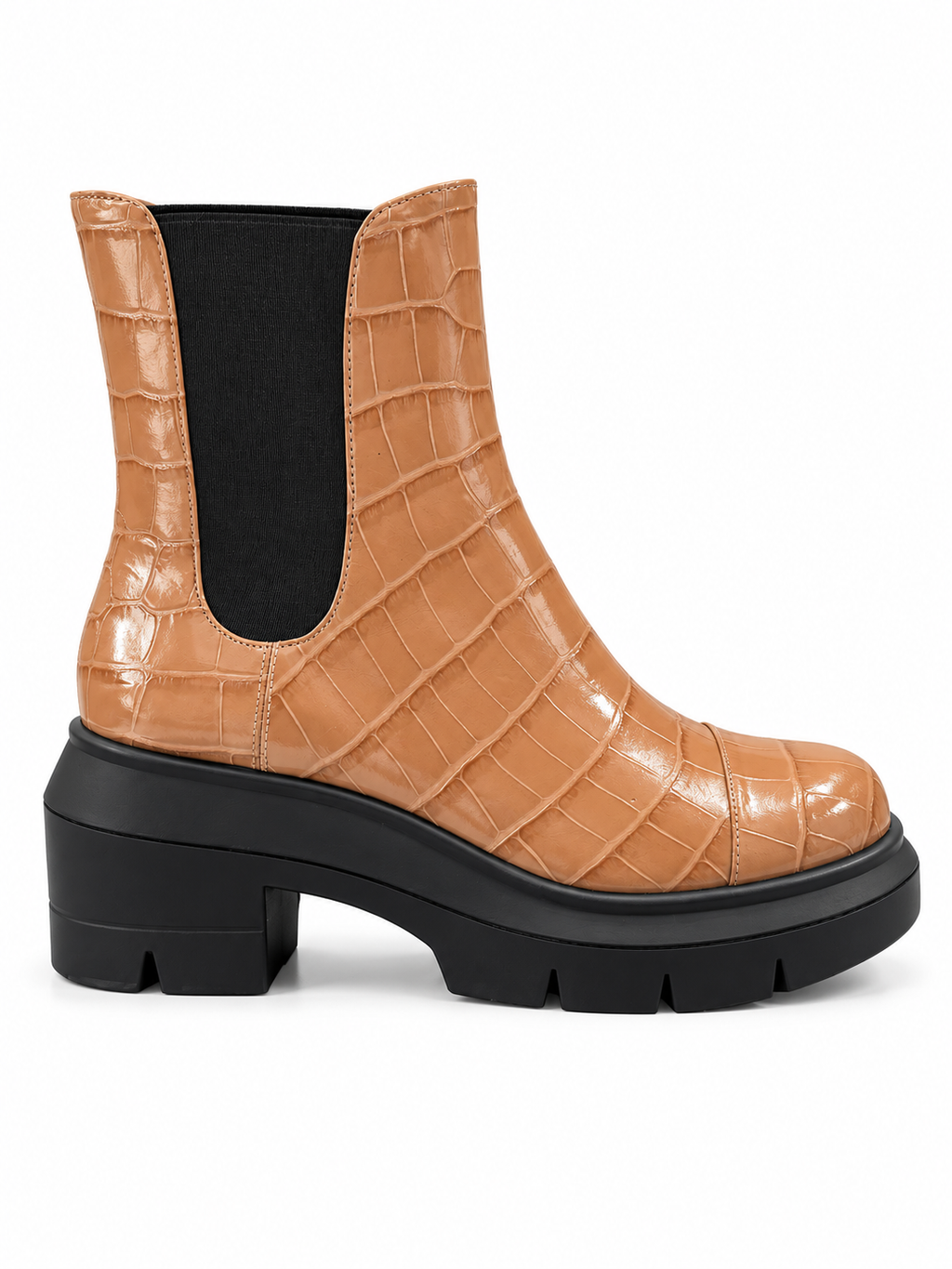 STUART WEITZMAN Norah Tan Printed Soft Croc (Discount Offer)