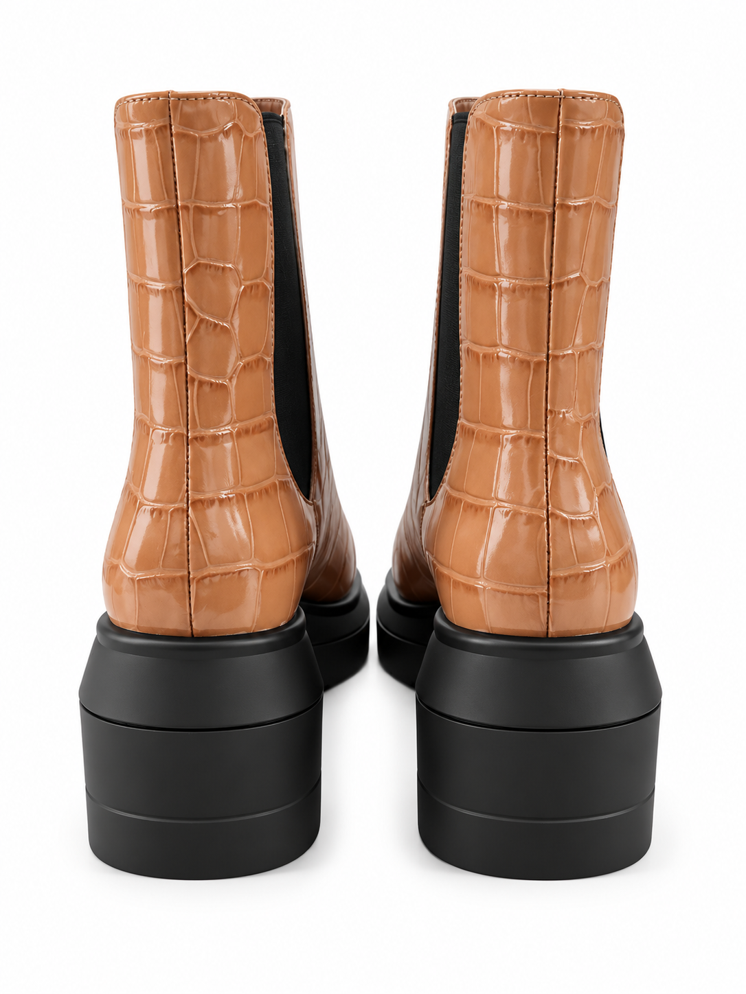 STUART WEITZMAN Norah Tan Printed Soft Croc (Discount Offer)
