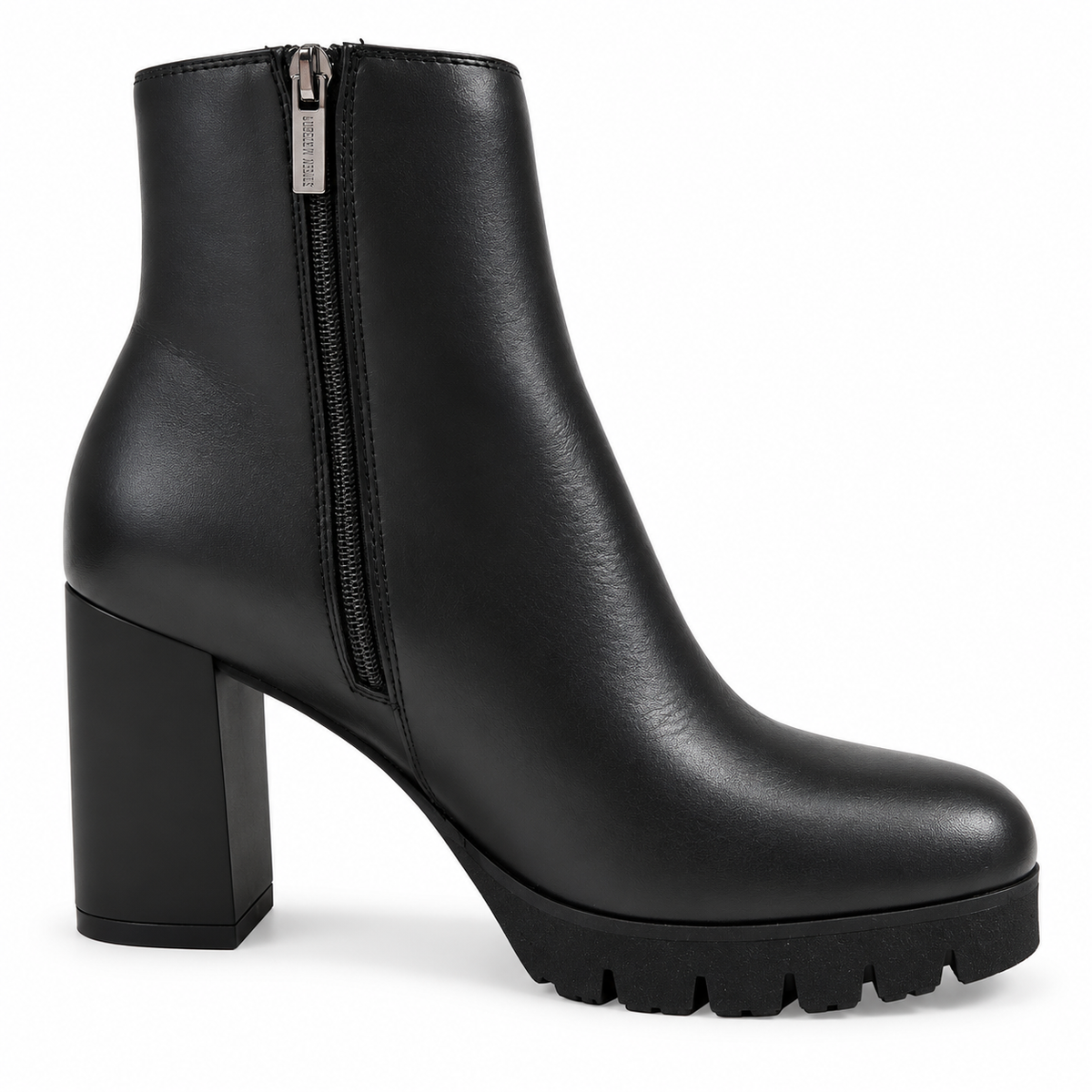 LA CANADIENNE Maya Noir Black Leather Boots (Discount Offer)