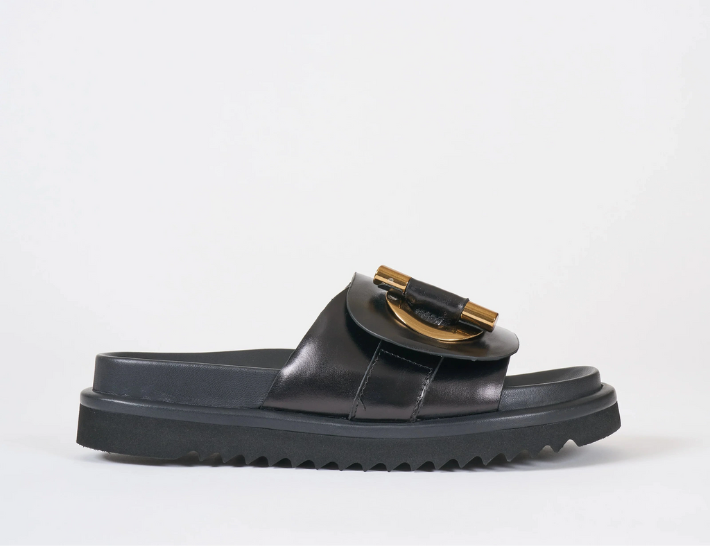 HOMERS Sierra Black Sandal (Discount Offer)
