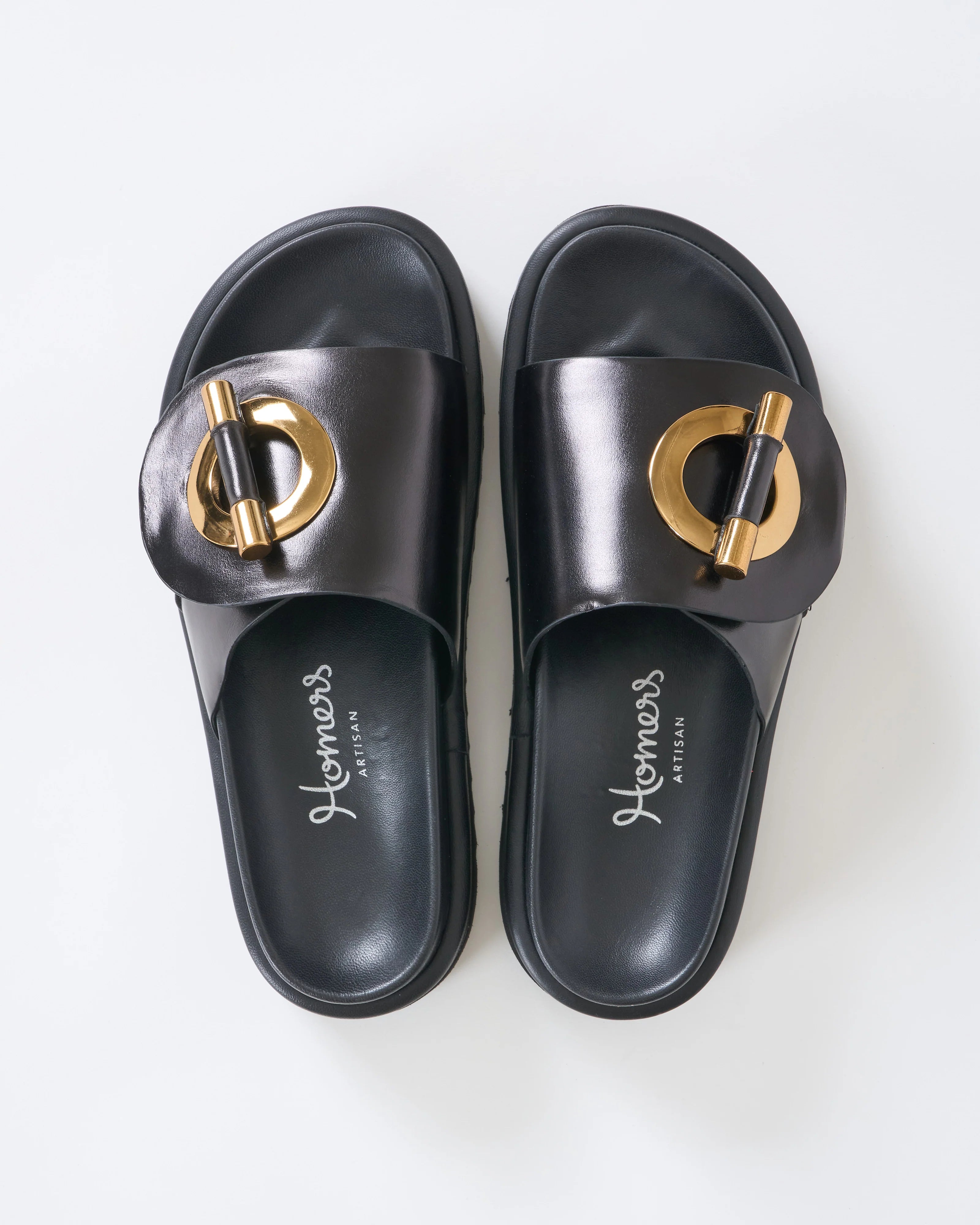 HOMERS Sierra Black Sandal (Discount Offer)