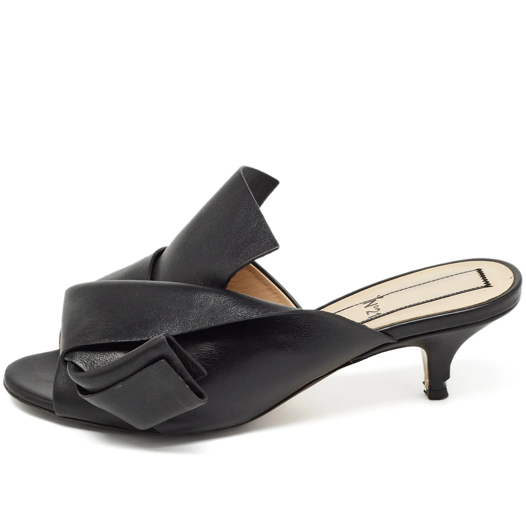 N°21 Bow Kitten Heel Mule (Discount Offer)