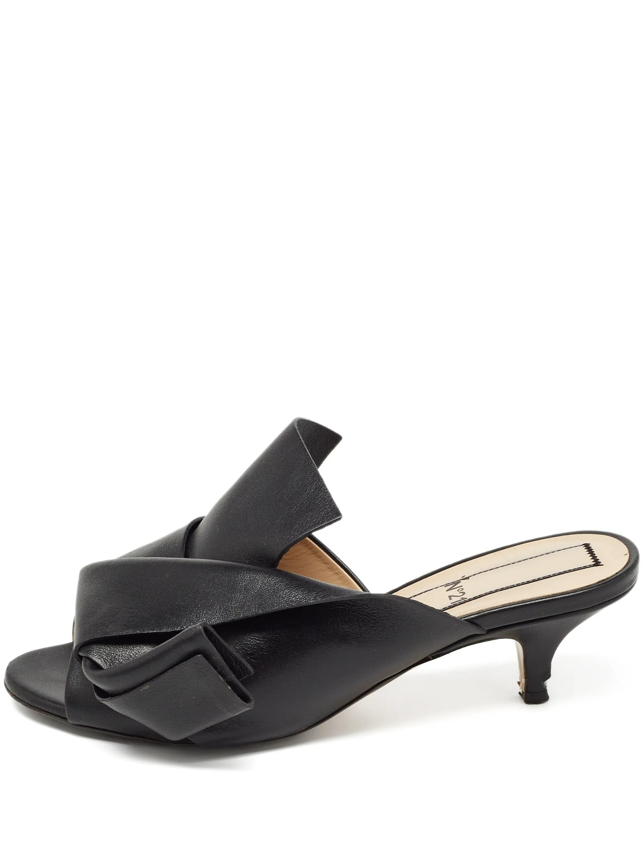 N°21 Bow Kitten Heel Mule (Discount Offer)