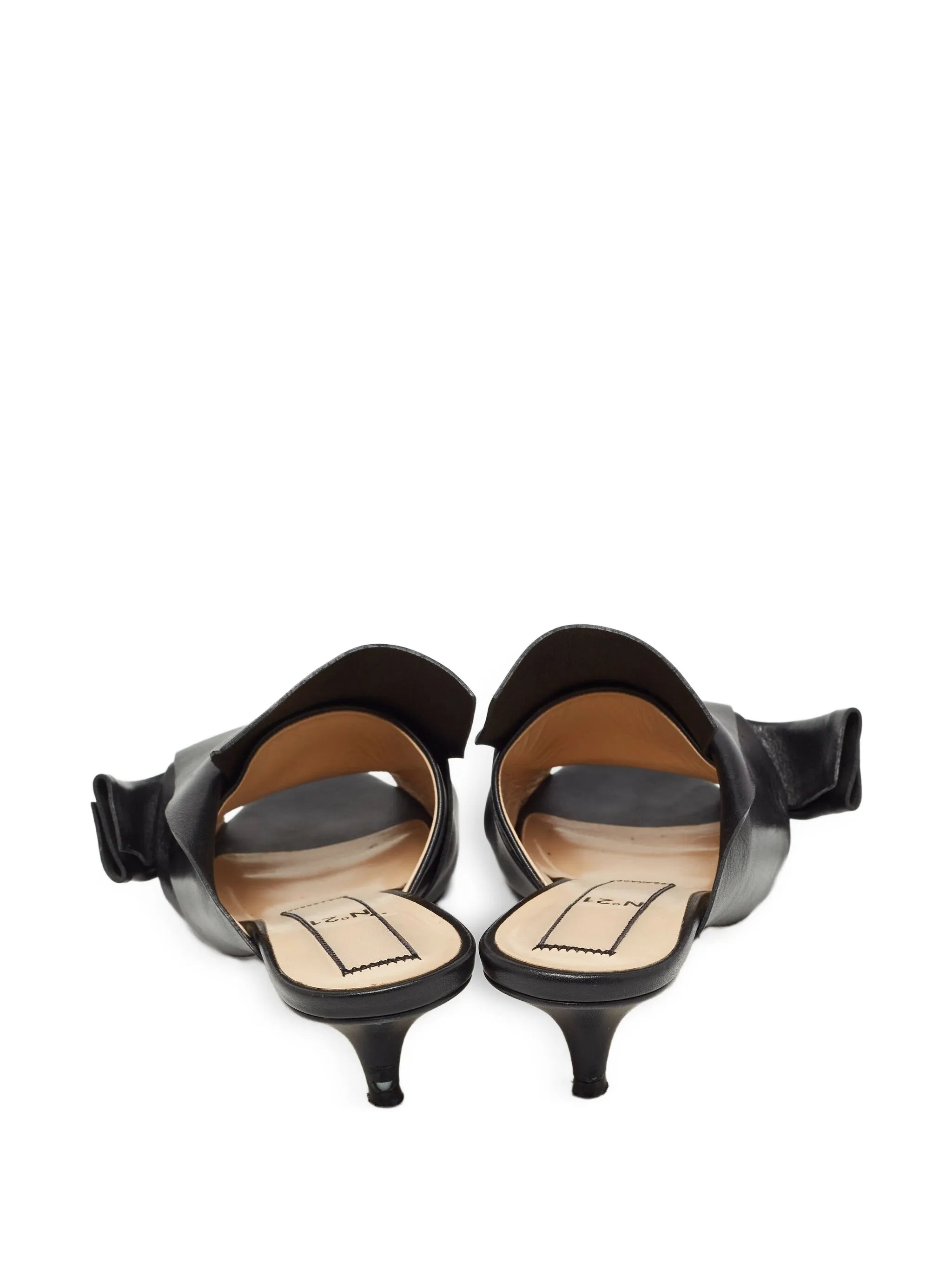 N°21 Bow Kitten Heel Mule (Discount Offer)