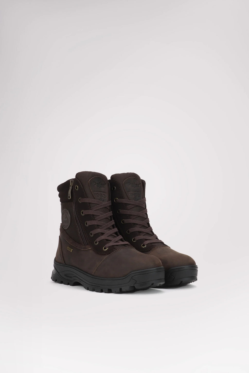 PAJAR Trooper IG Men's Lace Up Boot w/Zip and Ice Gripper Brown (Discount Offer)