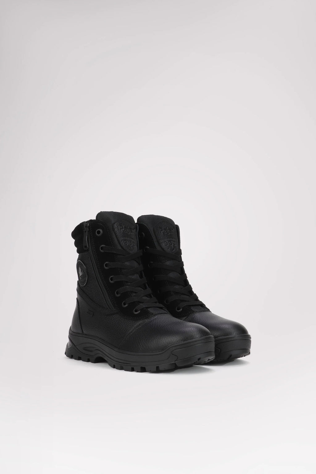 PAJAR Trooper IG Men's Lace Up Boot w/Zip and Ice Gripper Black (Discount Offer)