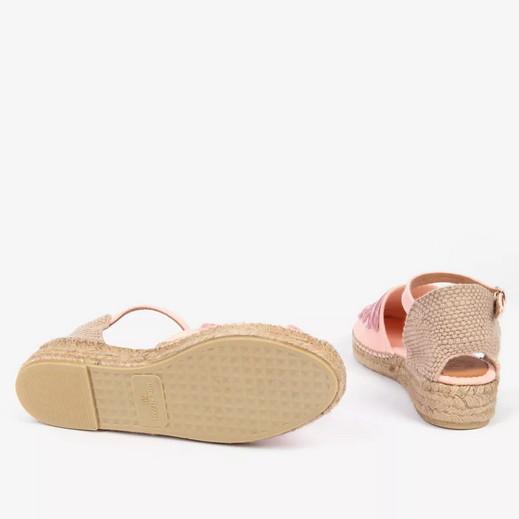 PENELOPE CHILVERS Low Mary Jane Dali Espadrille/Tea Rose (Discount Offer)