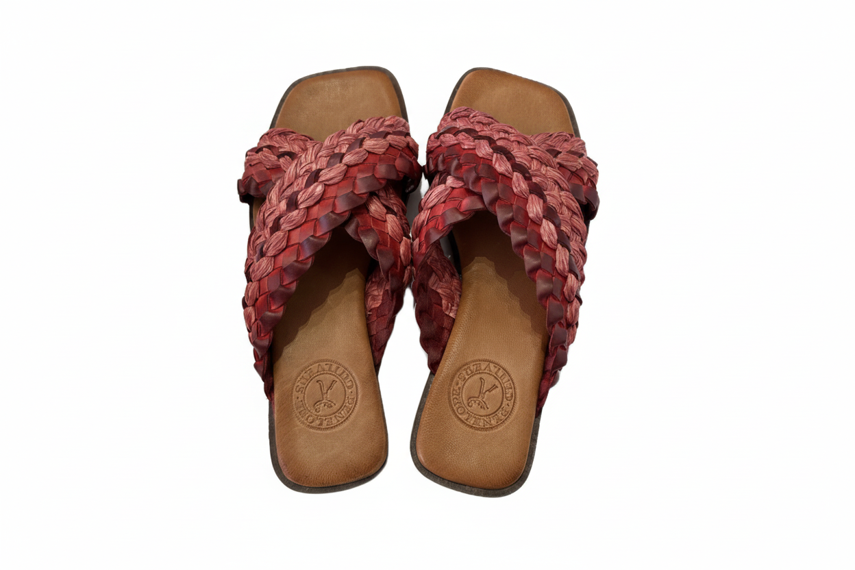 PENELOPE CHILVERS Majete Braided Raffia Sandal (Discount Offer)