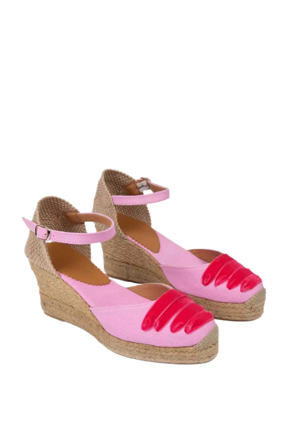 PENELOPE CHILVERS PC-MJ	Mary Jane Dali Espadrille Pink Peony (Discount Offer)