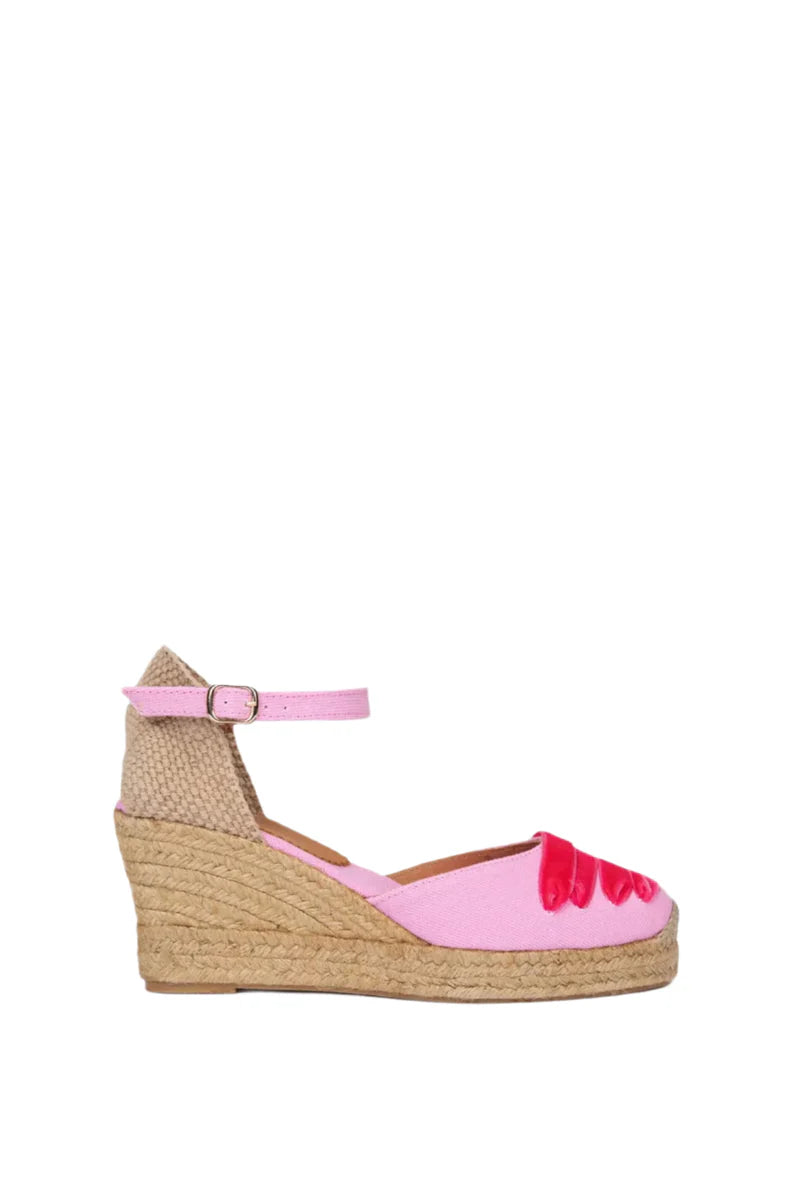 PENELOPE CHILVERS PC-MJ	Mary Jane Dali Espadrille Pink Peony (Discount Offer)