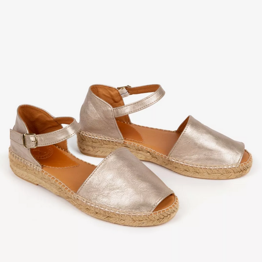 PENELOPE CHILVERS Montserrat Leather Espadrille (Discount Offer)