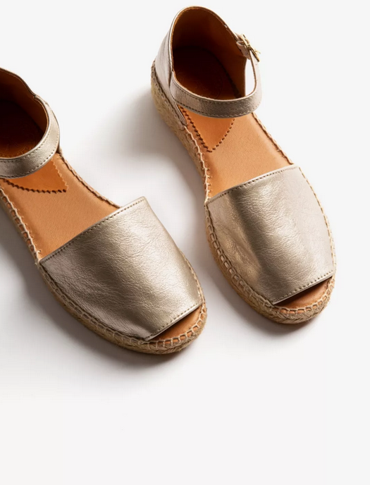 PENELOPE CHILVERS Montserrat Leather Espadrille (Discount Offer)