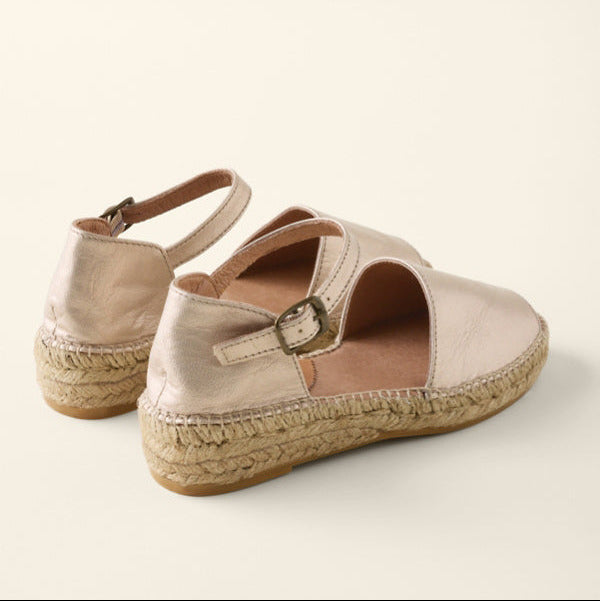 PENELOPE CHILVERS Montserrat Leather Espadrille (Discount Offer)