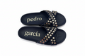 PEDRO GARCIA Analis Crystal Suede Crisscross Sandals (Discount Offer)