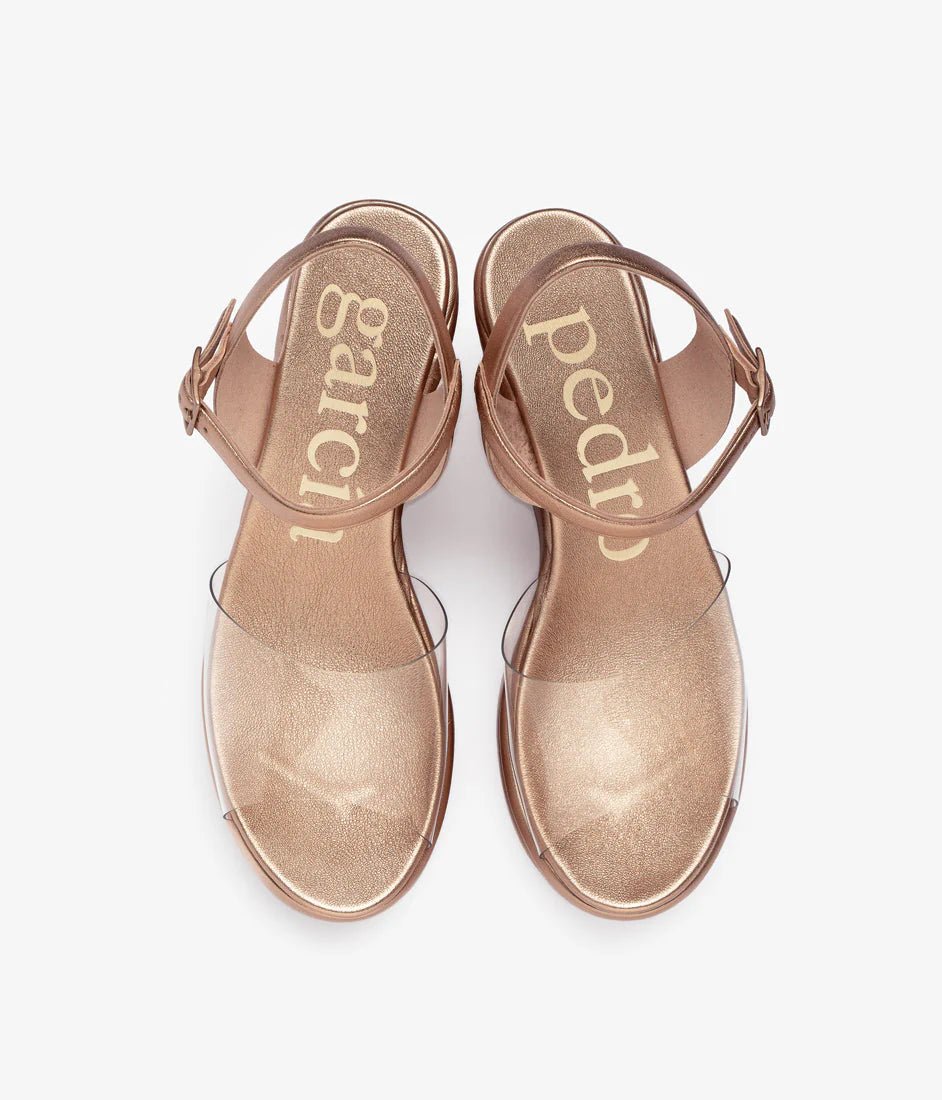 PEDRO GARCIA Danila 08 Jelly Wedge Sandal (Discount Offer)