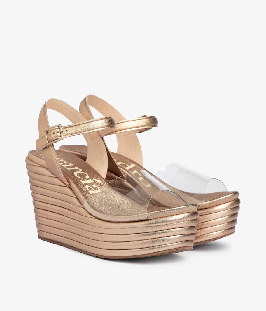 PEDRO GARCIA Danila 08 Jelly Wedge Sandal (Discount Offer)