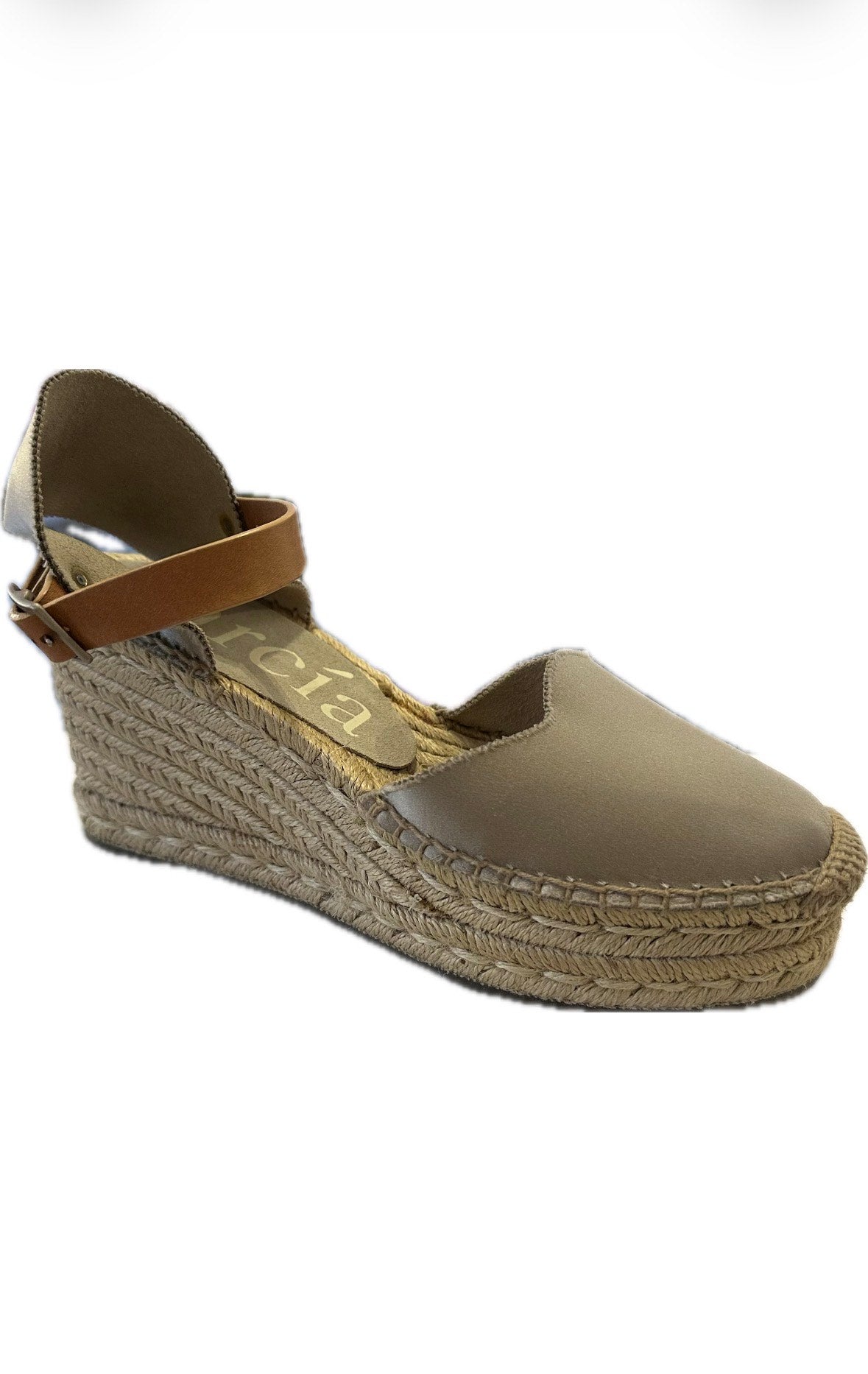 PEDRO GARCIA Olalla Satin Wedge (Discount Offer)