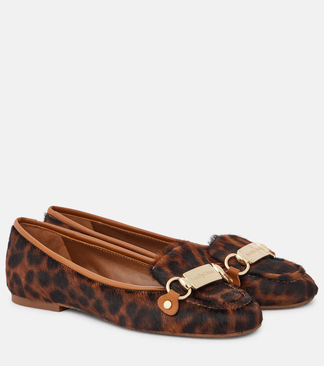 SEE BY CHLOE Ballet Flat Tan (Discount Offer)