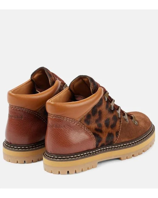 SEE BY CHLOE Eileen Laceup Brown (Discount Offer)