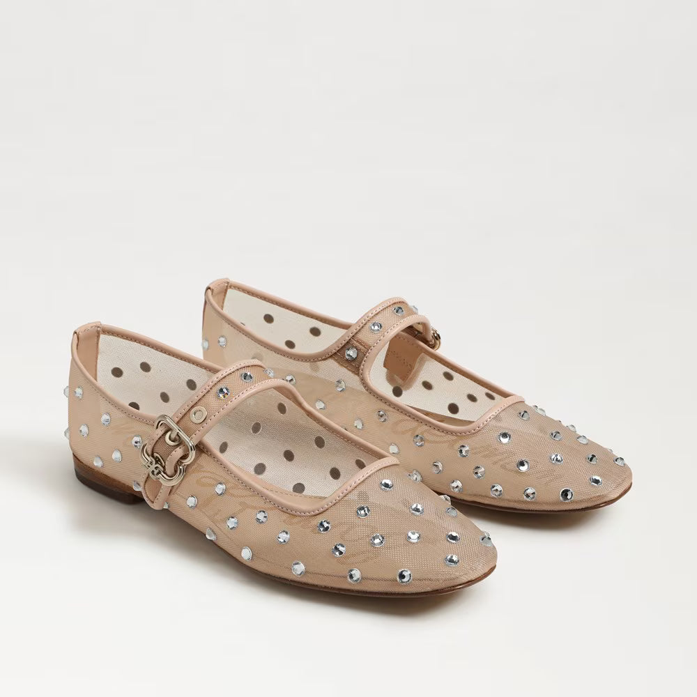 SAM EDELMAN Michaela Shine Mary Jane Flat (Discount Offer)