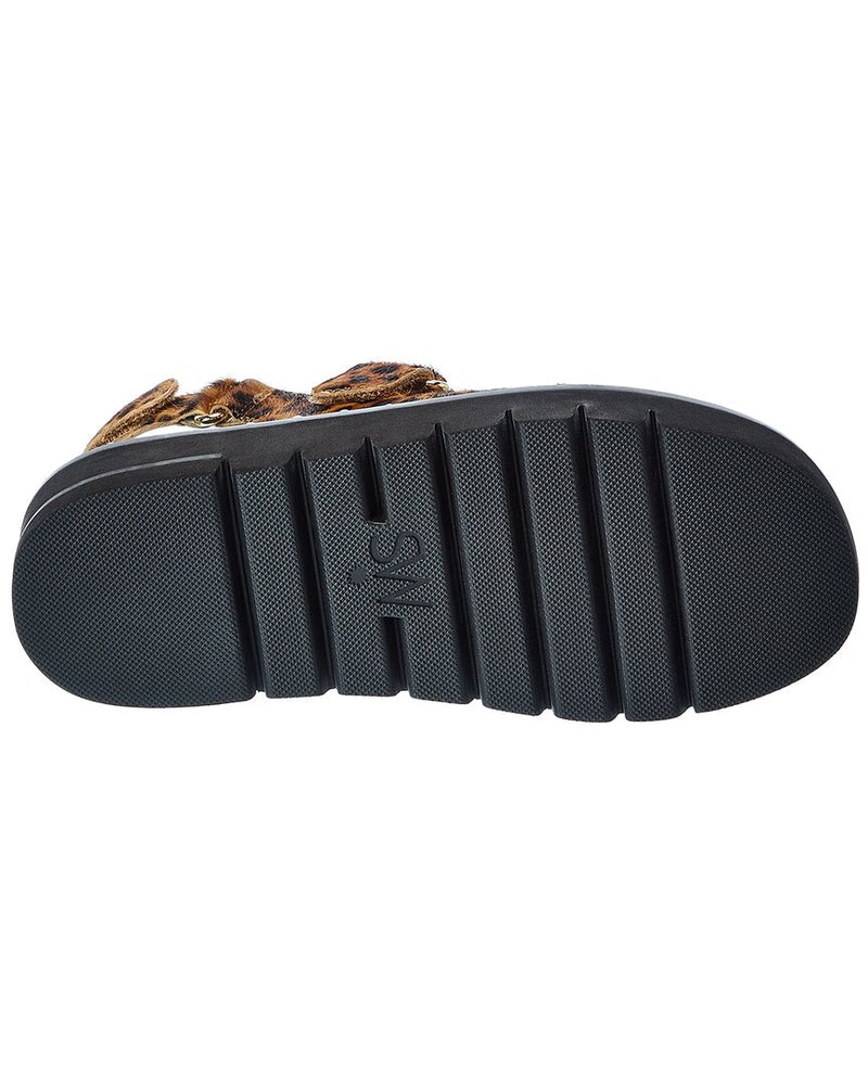 STUART WEITZMAN Zoe Lift Cheetah Haircalf Sandal (Discount Offer)